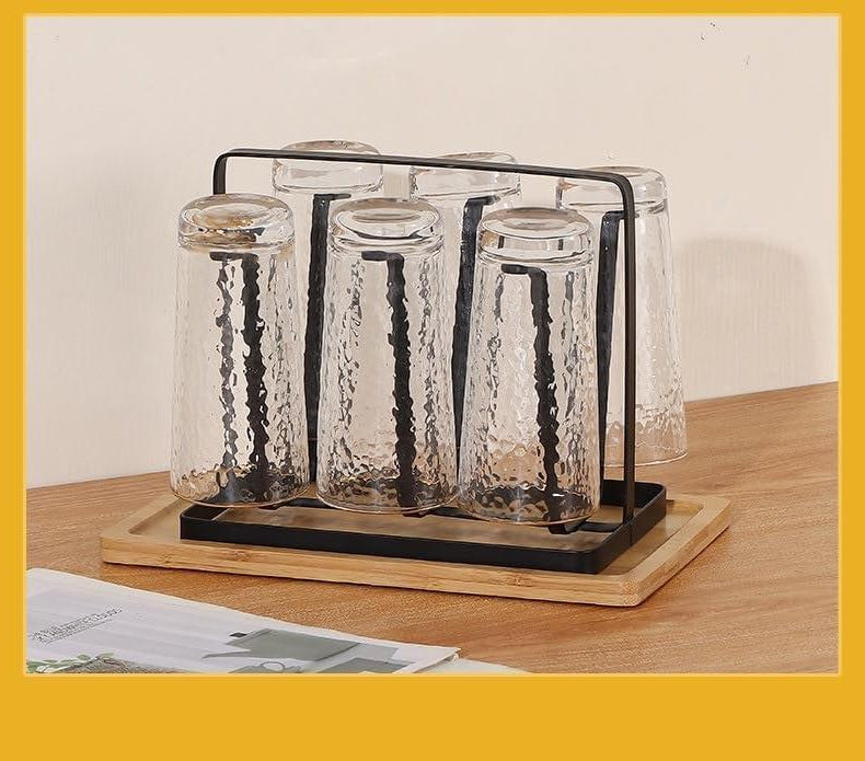Stylish Metal Glass Holder - 1 Pc