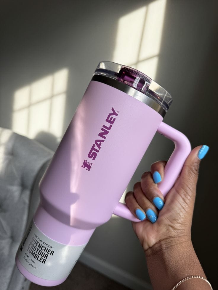 Stanley Flip Straw Tumbler 40oz (1200ML) Insulated Stainless Steel With Handle Durable Design