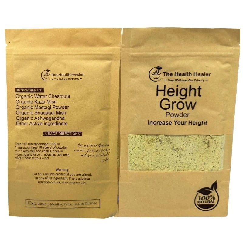 The Health Healer Height Grow Powder – 100% Natural