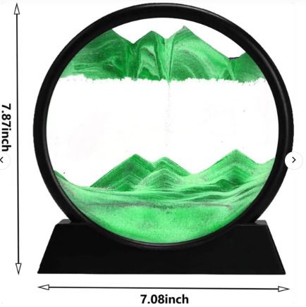 3D Dynamic Moving Sand Art Table Lamp