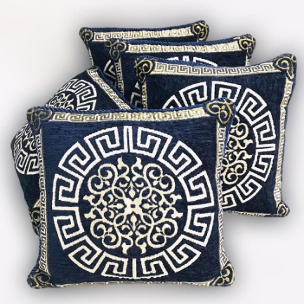 5 Pcs Velvet Jacquard Printed Cushion Covers