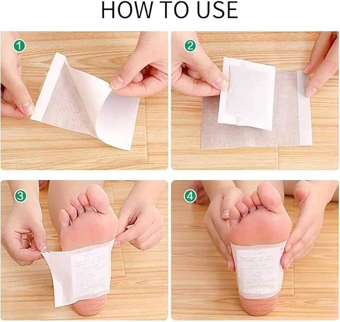 Kiyome Kinoki Detox Foot Pads – Pain-Free Cleansing Patches for Night Detox, Stress Relief & Body Toxin Removal