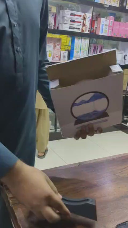 3D Dynamic Moving Sand Art Table Lamp